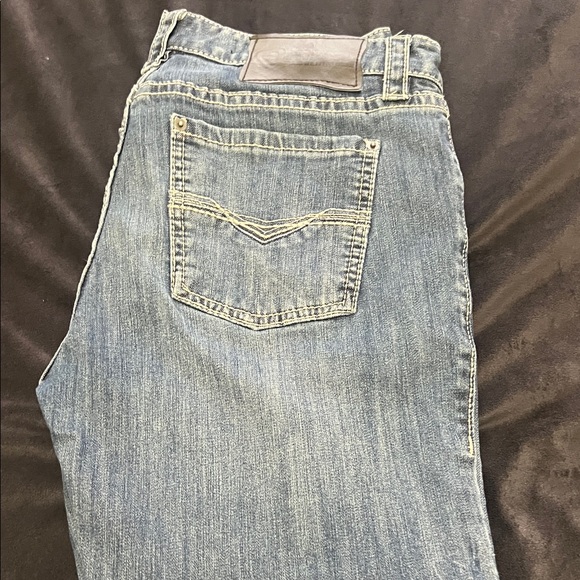 Rock & Roll Denim Slim Straight Jeans - Classic Blue - Picture 5 of 7